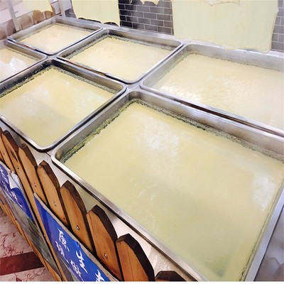 健康绿色食品与豆制品加工机械 纯实木外框装饰酒店火锅店的油皮机探析